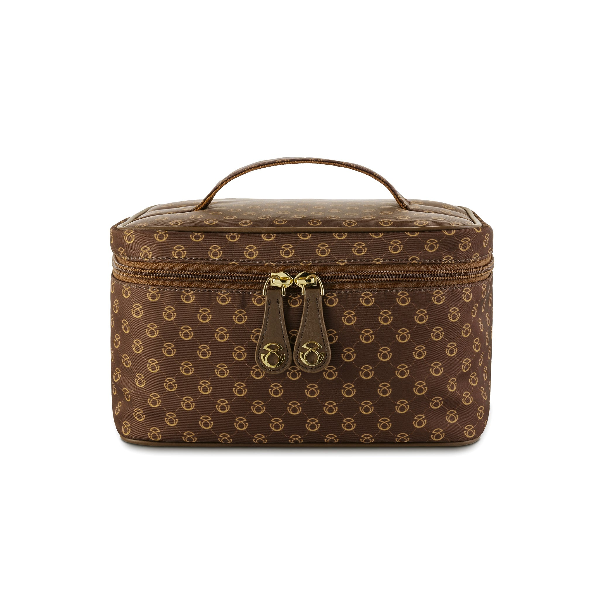 Elegant Monogram Travel Cosmetics Case